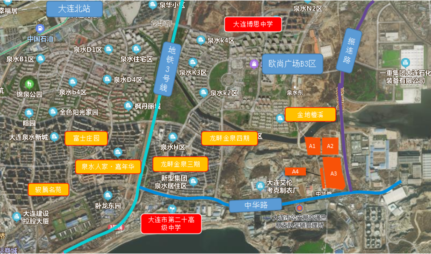 土拍:绿城摘得泉水a2地块,综合楼面价7164元/平方米-大连诸葛找房