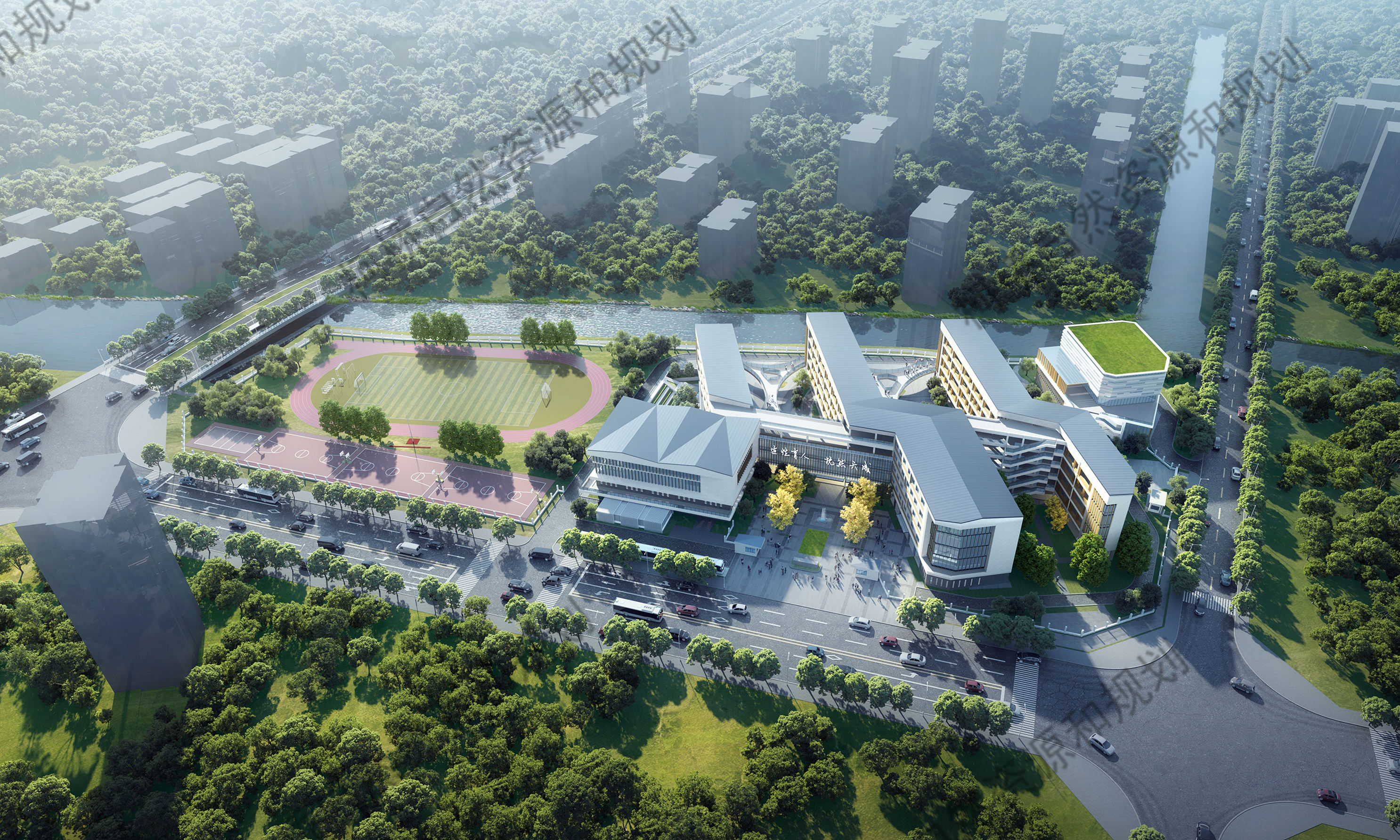 效果图曝光柯桥小赭小学建设将启