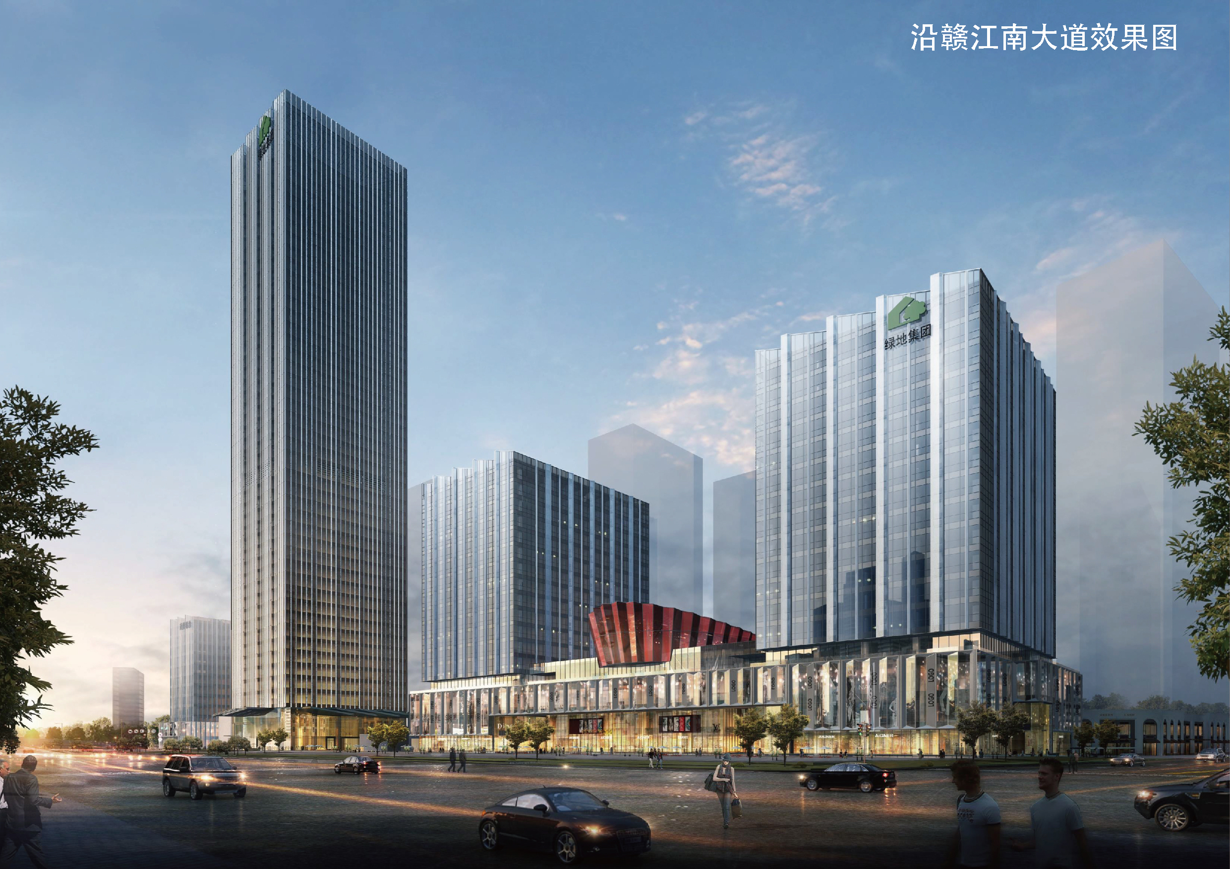 朝阳绿地中心怎么样? 距城市主轴,揽一环滨江-南昌诸葛找房