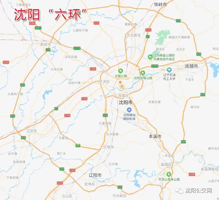 五环路要来了沈阳将建东部旅游开发大道